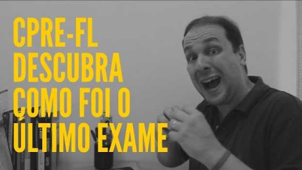 Video CPRE-FL - Descubra como foi o último exame aplicado pela ABRAMTI 😱😱😱 in English
