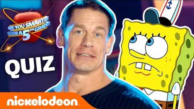 Video Play ‘Are You Smarter Than A Fifth Grader’ 🍎 w/ John Cena, SpongeBob & More! | #KnowYourNick auf Deutsch