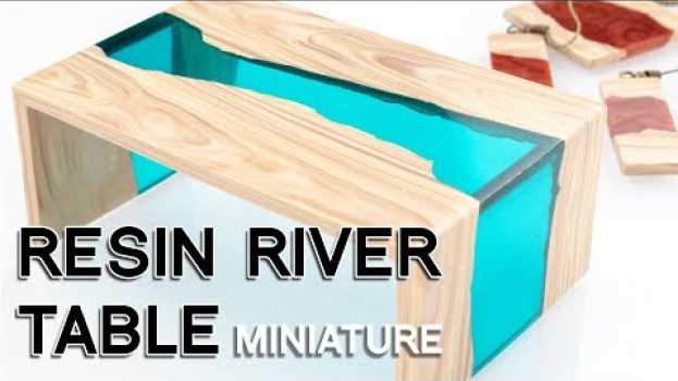 Video Cómo hacer una mesa de resina epoxi y arcilla polimérica – Miniatura – Tutorial [Sub] | Ana Belchí po polsku