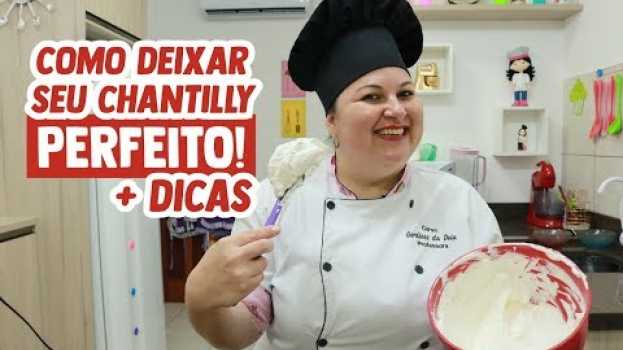 Video Não consegui acertar o ponto do Chantilly, e agora?! in English