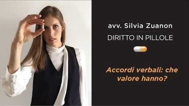 Video Accordi verbali: che valore hanno? | Studiare Diritto Facile in English