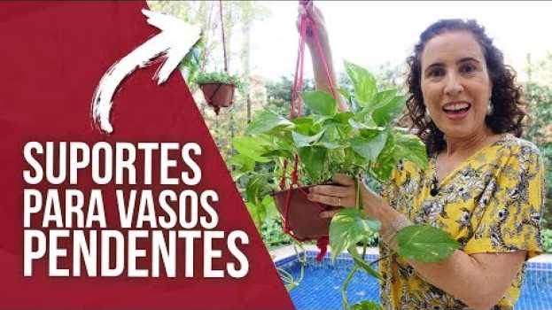 Video COMO FAZER - Suporte fácil para vasos pendentes | Nô Figueiredo   türkçe