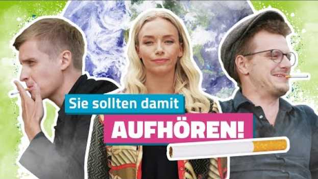 Video Challenge: Kann Visa Vie Raucher überzeugen, nie wieder zu rauchen? in English