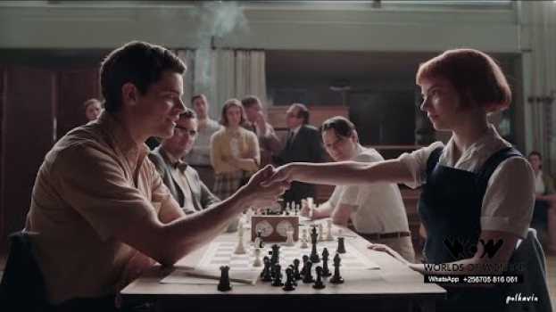 Video The Queen's Gambit - Chess prodigy Beth Harmon taught to play chess by a janitor at the orphanage em português
