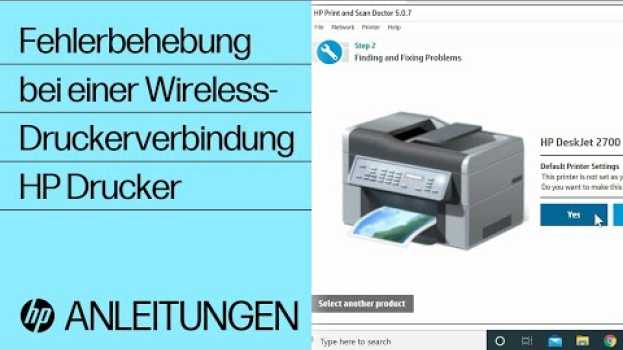 Video Fehlerbehebung bei einer Wireless-Druckerverbindung| HP Drucker | HP Support   türkçe