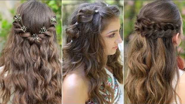 Video 3 Easy Boho PROM Hairstyles | Half Up Hairstyles Compilation 2019 en français