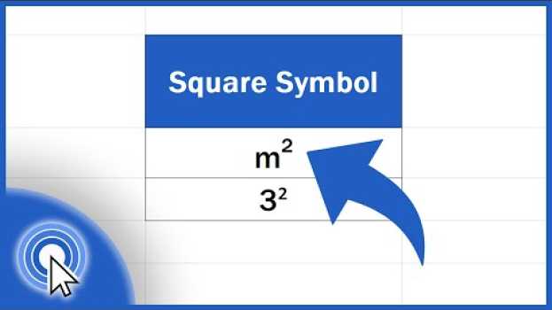 Video How to Write the Squared Symbol in Excel (within Text and as Numbers) em português