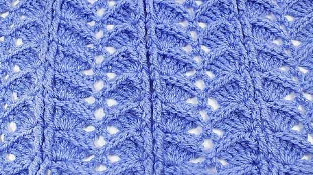 Video Punto de espigas a crochet para mantas y cobijas muy facil y rapido majovelcrochet in English