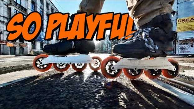 Video This setup is PERFECT FOR CRUISING: Powerslide Next Core Black + Endless 100 Trinity | Rollerblading en español