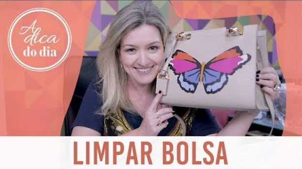Video TRUCÃO PARA LIMPAR O INTERIOR DA BOLSA| A DICA DO DIA COM FLÁVIA FERRARI po polsku
