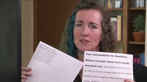 Video Low vision: Challenging assumptions and understanding differences (from Accessibility course) en français
