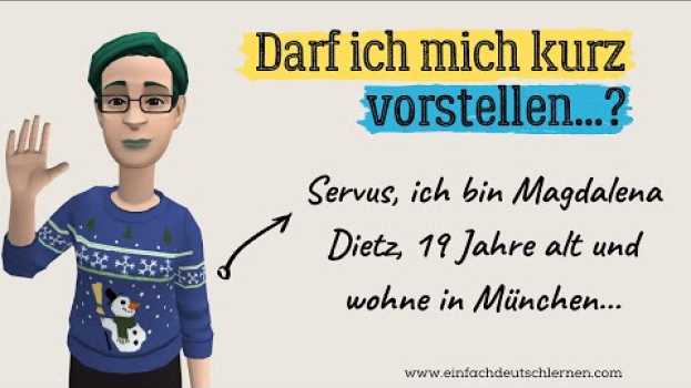Video #70 Darf ich mich kurz vorstellen...? | Deutsch lernen durch Hören | A2 - B1  | UT: 🇩🇪 🇬🇧 🇹🇷 su italiano