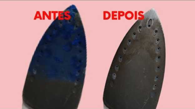 Video Como limpar ferro de passar roupa com apenas um produto caseiro, muito fácil su italiano