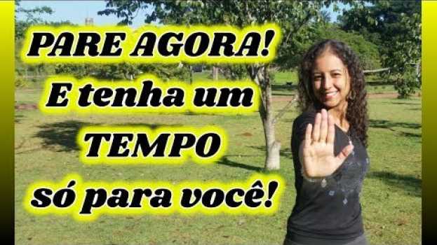 Video PARE AGORA! E arranje um TEMPO só para VOCÊ! | Fabi Coach in English