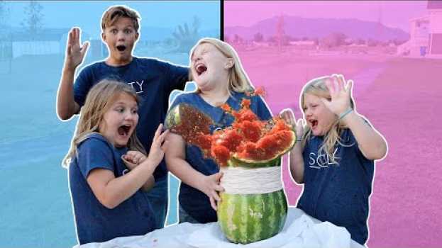 Video LAST to EXPLODE their WATERMELON Loses! Boys vs Girls po polsku