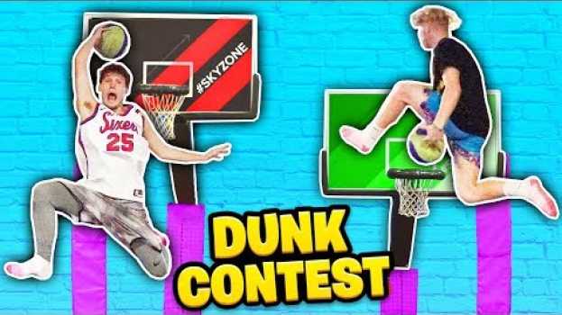 Video GREATEST TRAMPOLINE DUNK CONTEST OF ALL TIME! en français