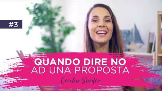 Video Quando Dire di No ad una Proposta? auf Deutsch
