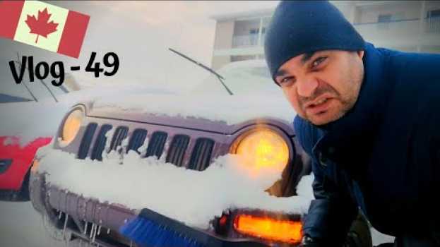 Video ?? Como hacer para manejar en la Nieve . VLOG-49 ( Argentino en Canada )   türkçe