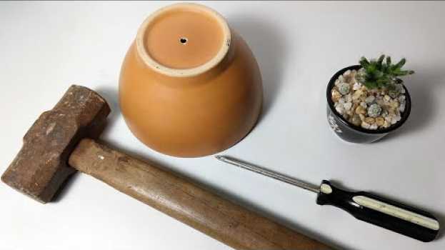 Video Como furar porcelanas para plantar Suculentas e fazer Mini Jardim - como fazer furo em xícaras en español