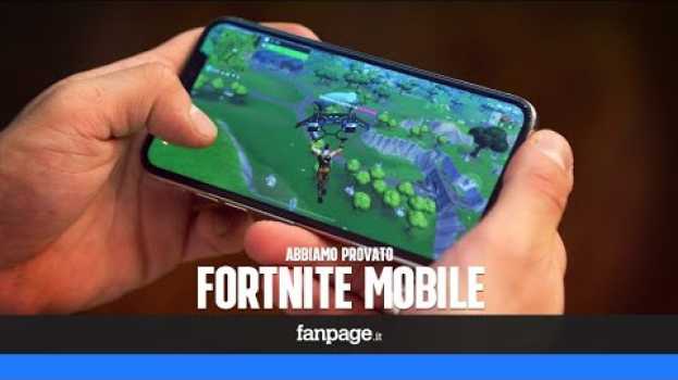 Video Abbiamo provato Fortnite Mobile su iPhone X auf Deutsch
