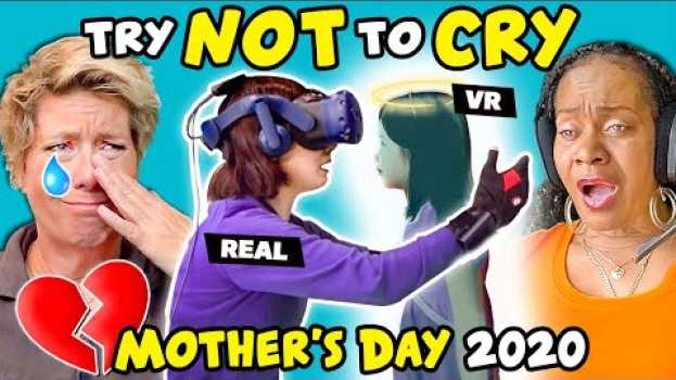 Video Moms React To Try Not To Cry Challenge (Mother’s Day 2020)   türkçe