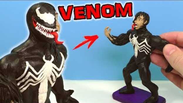Video ВЕНОМ - Лепим из пластилина | VENOM Видео Лепка in English