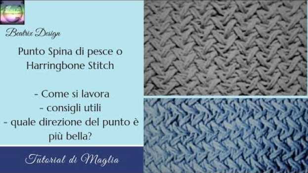 Video Punto ai ferri Spina di pesce - Herringbone stitch Tutorial di maglia auf Deutsch