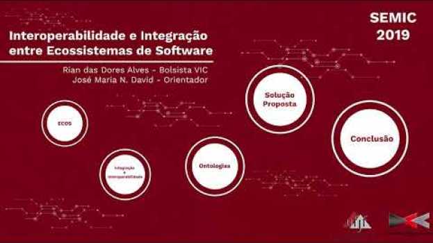 Видео UFJF/SEMIC 2019 - Interoperabilidade e Integração entre Ecossistemas de Software на русском