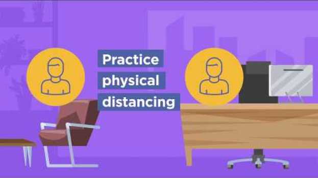 Video Physical distancing - COVID-19 work health and safety for small business auf Deutsch