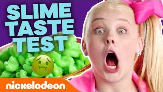 Video Slime Foods Taste Test w/ Jace Norman, JoJo Siwa & More! 🤢 | #NickStarsIRL auf Deutsch