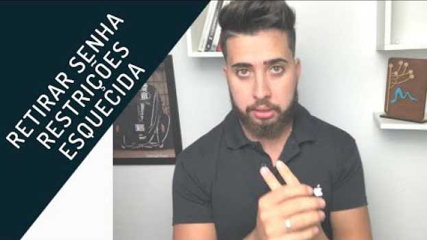 Video COMO RETIRAR A SENHA DE RESTRIÇÃO QUE FOI ESQUECIDA DO IPHONE su italiano