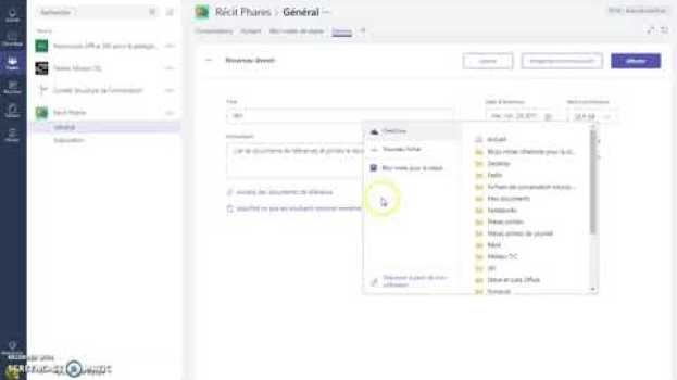 Video Créer et distribuer des devoirs in English