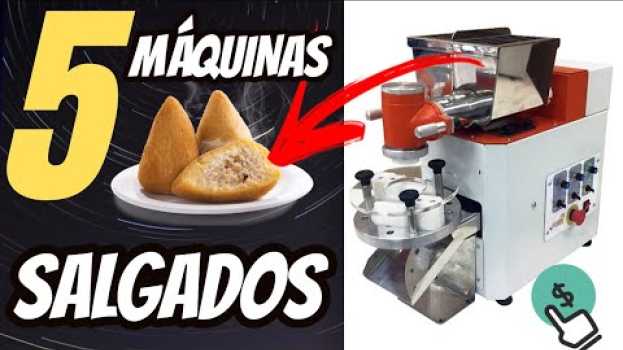 Video Maquina de Fazer Salgados PROFISSIONAL! 5 Máquinas Para Ganhar Dinheiro de Fazer Salgados in English