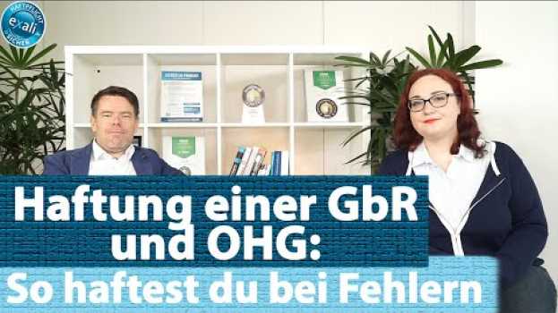 Video Haftung einer GbR und OHG: So haftest du bei Fehlern em português