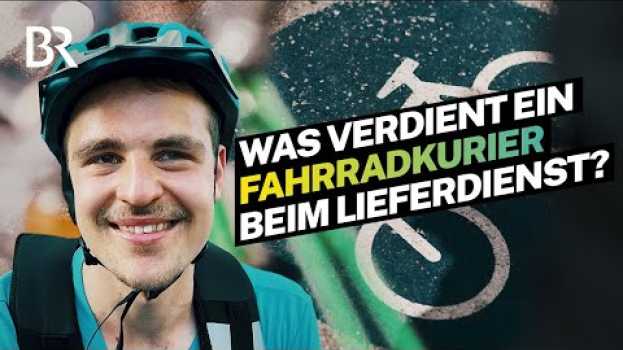 Video Pro Bestellung abgerechnet: Das verdient ein Lieferdienst-Fahrradkurier | Lohnt sich das? | BR in English