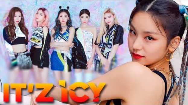 Video Itzy invade América con mucho estilo kpop mensajes extraños con cubitos de hielo y pantalones verdes en français