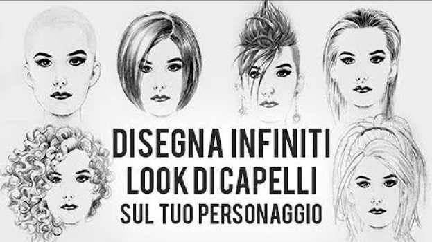 Video tutorial viso 2/2: disegna infiniti look di capelli sul volto femminile che hai creato auf Deutsch