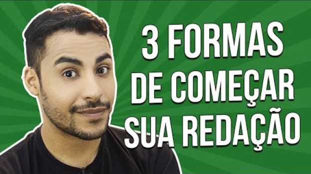 Video 3 FORMAS DE COMEÇAR SUA REDAÇÃO | Prof. Romulo Bolivar su italiano