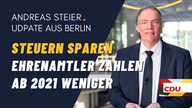 Video Weniger Steuern für Ehrenamtler und Corona-Impfstrategie der Regierung en español