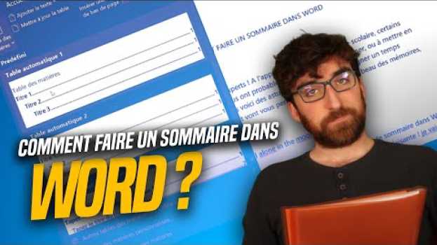 Video Comment faire un SOMMAIRE dans WORD ? ✍️ en español