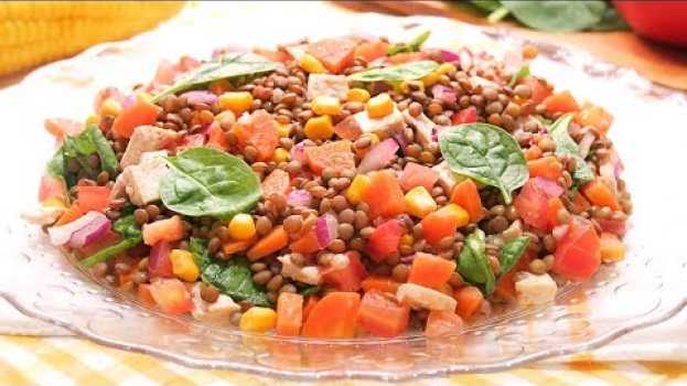 Video Ensalada de Lentejas | Receta muy Fácil, Deliciosa y Fresca   türkçe