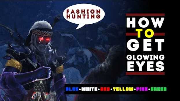 Video MHW Iceborne - How to get Glowing Eyes and Optimal Settings en español