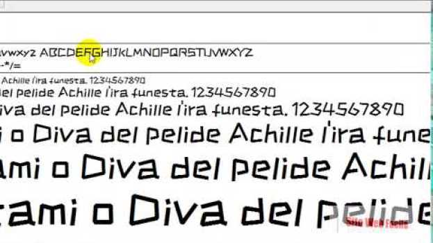 Video Metodo 2 per Avere lo STESSO CARATTERE  Visualizzato su TUTTI i Browser, Grazie ai Google Fonts in English