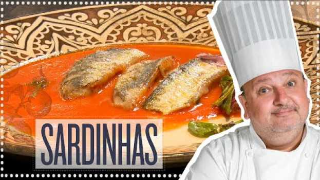 Video SARDINHAS COM COULIS DE PIMENTÃO ASSADO | ERICK JACQUIN in English