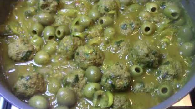 Video TAJINE DE KEFTA FAÇON POULET AUX Olives #13 em português