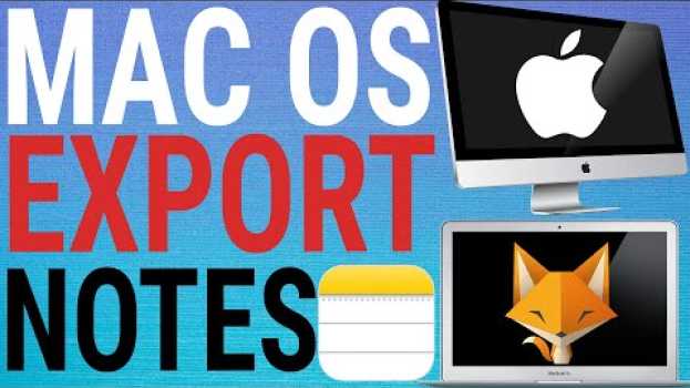 Video How To Export Apple Notes On MacOS auf Deutsch
