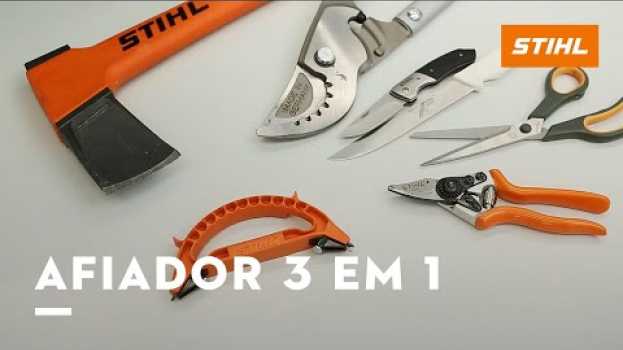 Video Como usar o AFIADOR 3 EM 1 auf Deutsch