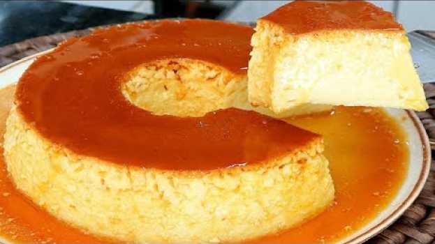 Video PUDIM SEM LEITE E SEM LEITE CONDENSADO I CREMOSÃO I FÁCIL I Receitas de Pai en français