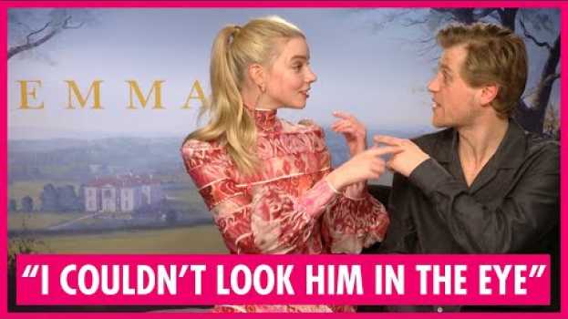 Видео Anya Taylor-Joy and Johnny Flynn - Emma. Interview на русском