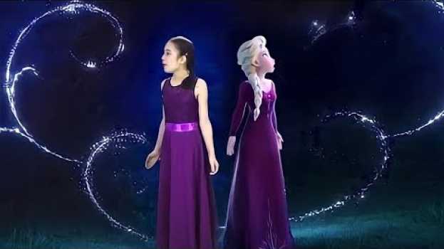 Video INTO THE UNKNOWN from Frozen 2 but I am Elsa... ★ Idina Menzel & Aurora COVER by Lele in Real Life en español